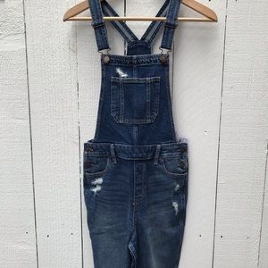 Hollister High-Rise Crop Boyfriend Overall